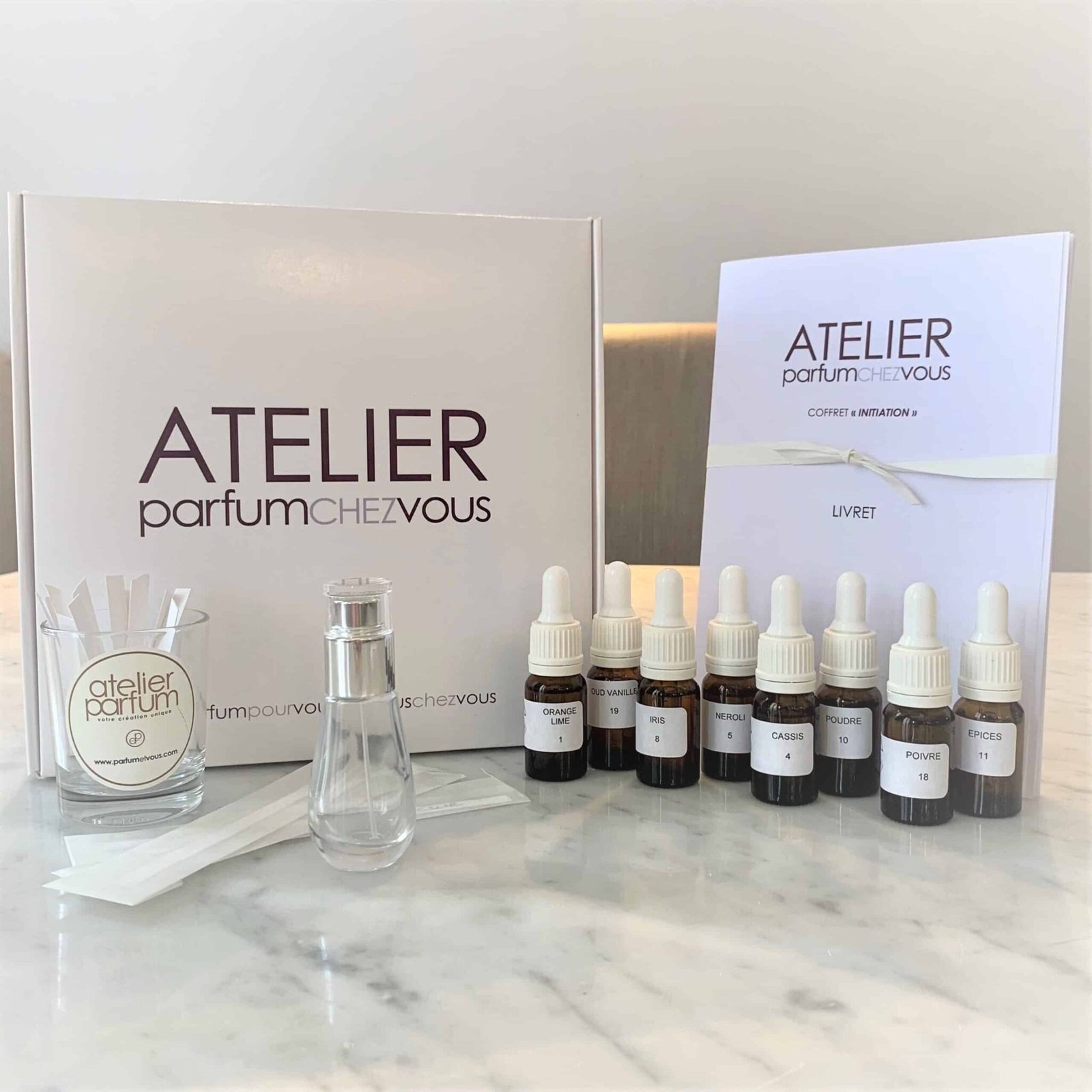coffret création parfum