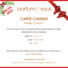 Carte cadeau parfum